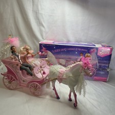 Vintage Barbie Syndy Horse and Carriage Playset Mattel With Accessories