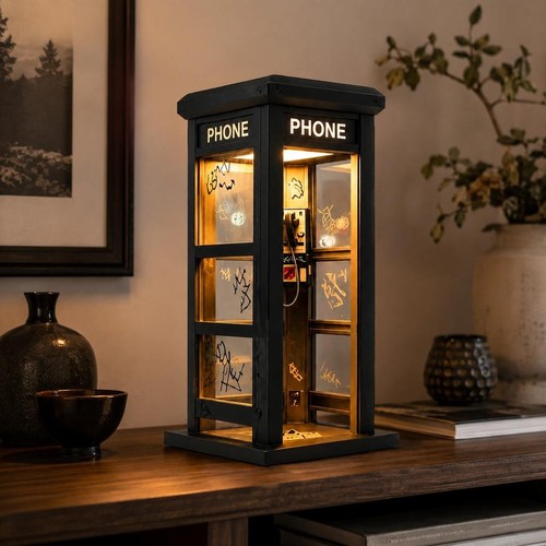 Compact black plastic - plastic, vintage