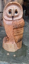 Chainsaw Carving owl  Wood
