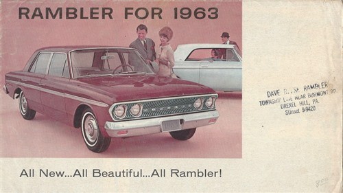 Rambler american 1963 vintage - american,