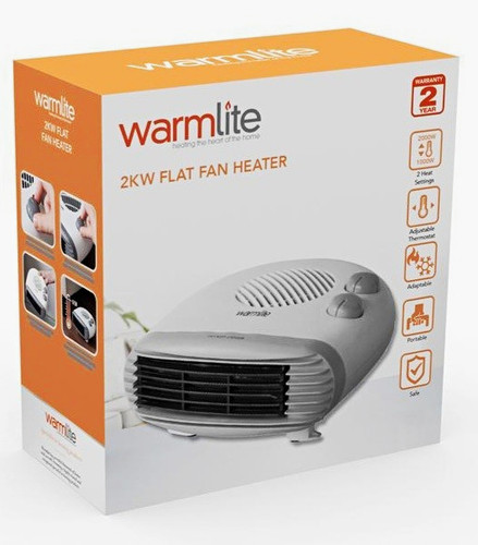 Warmlite 2000w flat - flat, fan