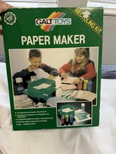 Galt Toys PAPER MAKER (RECYCLING KIT) L0415A Boxed CRAFT scraps to notepaper etc