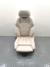 BMW X5 F15 X6 F16 FRONT LEFT PASSENGER SIDE ELECTRIC HEATED SEAT ELFENBEIN WHITE