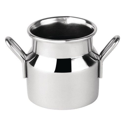 Stainless steel mini milk - steel,