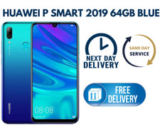 Huawei P smart 2019 64GB  Blue Unlocked Android Smartphone  Pristine Condition