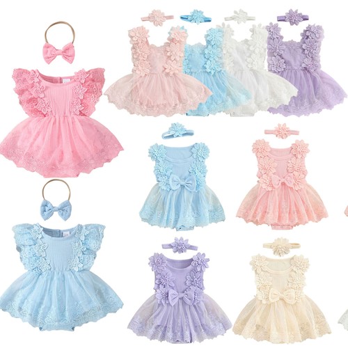New baby girls romper dress - romper,