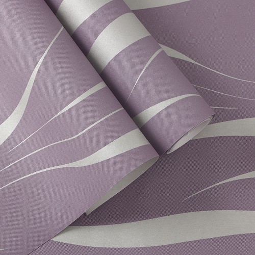 Silver gray damask - 3d, wave