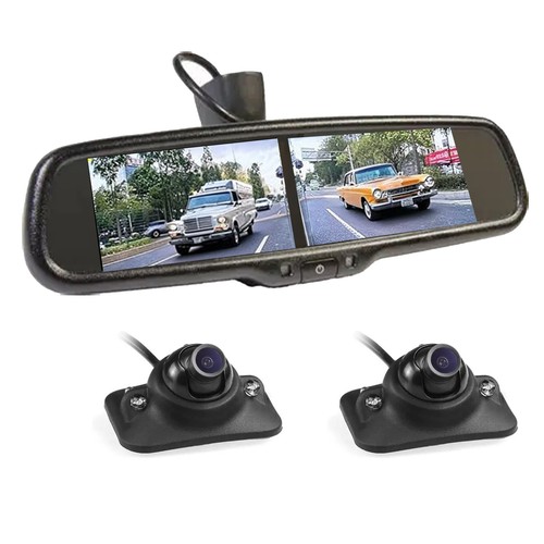 Dual screen mirror - 4.3",