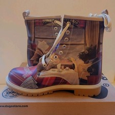 DOGO Tartan Lace Up Boots -