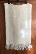 BNWOT Samuel Tweed Royal Scot Cream Mohair & Wool Stole/Scarf/Pashmina/Shawl