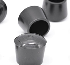 1" Rubber Feet for Restaurant Equipment Chairs Tables  Stools Various Pack Sizes