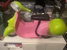 Our Generation Vespa Scooter with helmet
