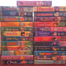 5 Walt Disney Animated VHS VIDEOS - Full Length Movies - READ DESCRIPTION