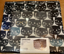 IKEA UPPRYMD storage box  BRAND NEW Black White Cats Pattern