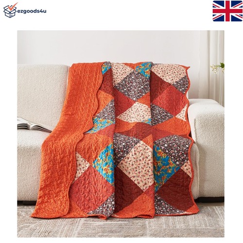 Patchwork quilt bedspread - patchwork,