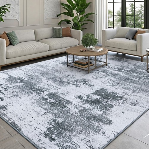 Modern abstract area rug - modern,