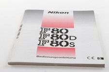 Nikon F80 / F80D / F80S manual