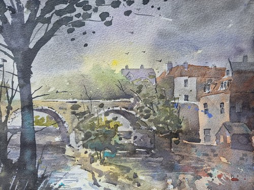 Nairn watercolour painting by - watercolour,