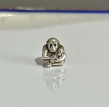 Pandora Retired Monkey Baby Silver Charm S925 ALE Gift Mother 790422 VGC Family