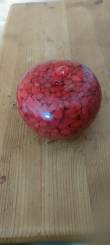 Resin apple paper weight - weight, with