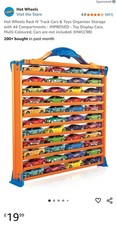 Mattel Hot Wheels Rack n Track Car Organiser Storage Shelves cars not inc RRP£20