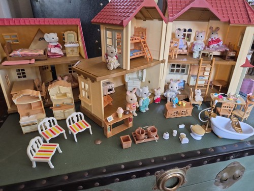 Silvanian family job lot - family,