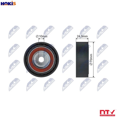 Tensioner pulley vribbed belt - pulley,