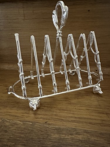 Silver plated rope fox - rope,