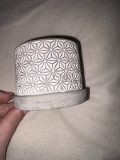 Small Plant Pot Grey and White