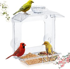 Clear Window Bird Feeder with