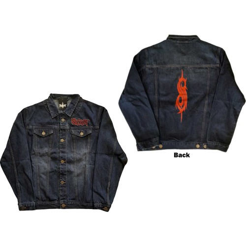 Slipknot denim jacket tribal - denim,