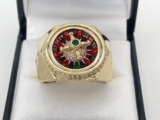 9ct Gold Hallmarked Spinning Casino Roulette Wheel Ring. Goldmine Jewellers.