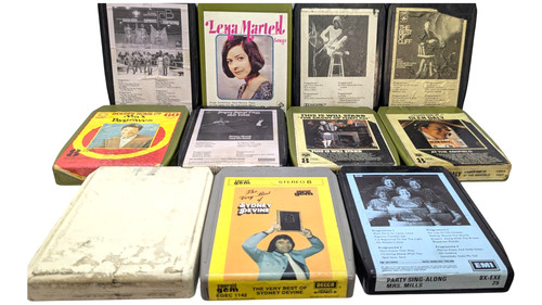 Job lot 8 - x, 8-track
