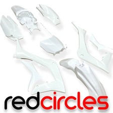WHITE HONDA CRF110F 110cc PIT BIKE PLASTICS & MUDGUARD SET 2019 CRF110 ONWARD