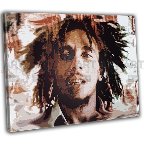 Bob marley abstract - bob, canvas