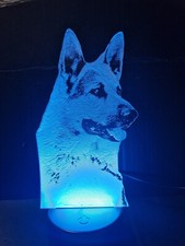 German Shepherd LED Lamp
