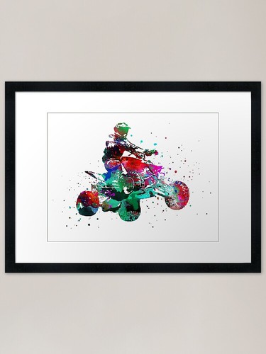 Quad bike motorcycle - motorcycle, race