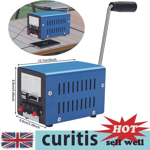Portable hand crank generator - hand,