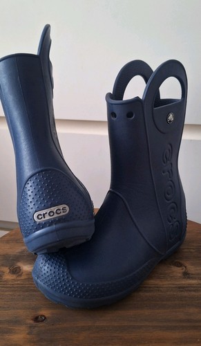 Kids navy blue crocs - crocs, wellies