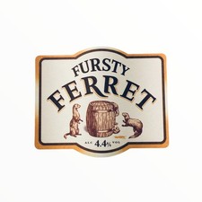 Fursty Ferret Beer Label