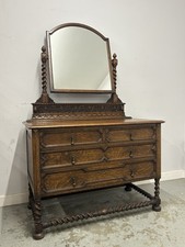 Vintage Oak Dressing Table