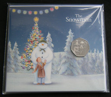 2025 The Snowman 50p Fifty Pence Coin BU Pack - in stock - Royal Mint