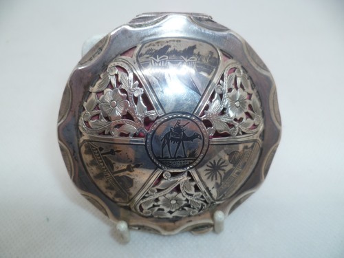 Egyptian silver antique - silver, powder