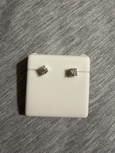 Moissanite stud earrings - moissanite,
