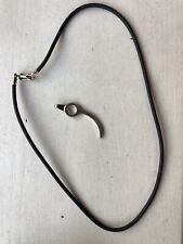 Skydiving Necklace Jewelry Parachute Closing Curved Pin Release Pin - Silver.