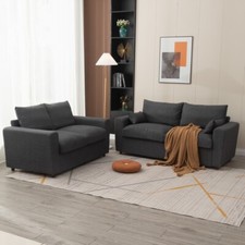 2, 3 Seater Linen Fabric Couch