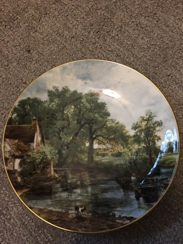 Hay wain plate - hay,