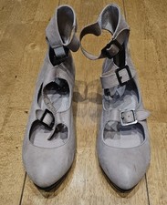 Red or Dead Tri-strap Beige Vintage Shoes UK 8 EU 41