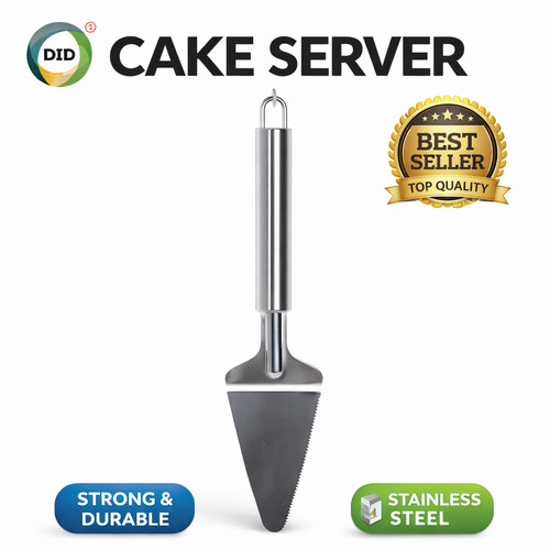 Stainless steel cake - cake, server