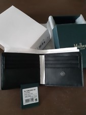 Mulberry Mens 8 Card Wallet - Black - RRP £245
